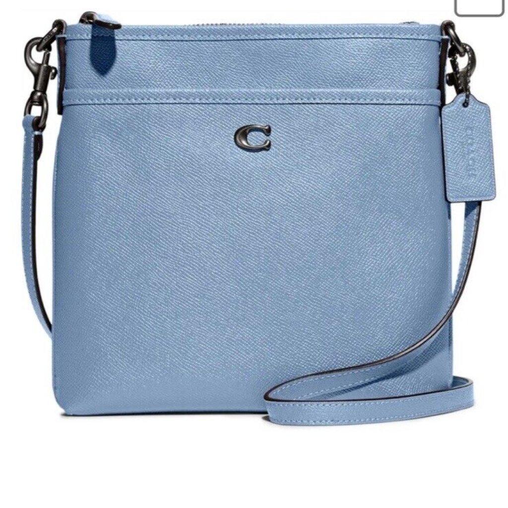 Coach Cc526 Kitt Crossbody Bag Nwt Pewter/ Pool Price Firm